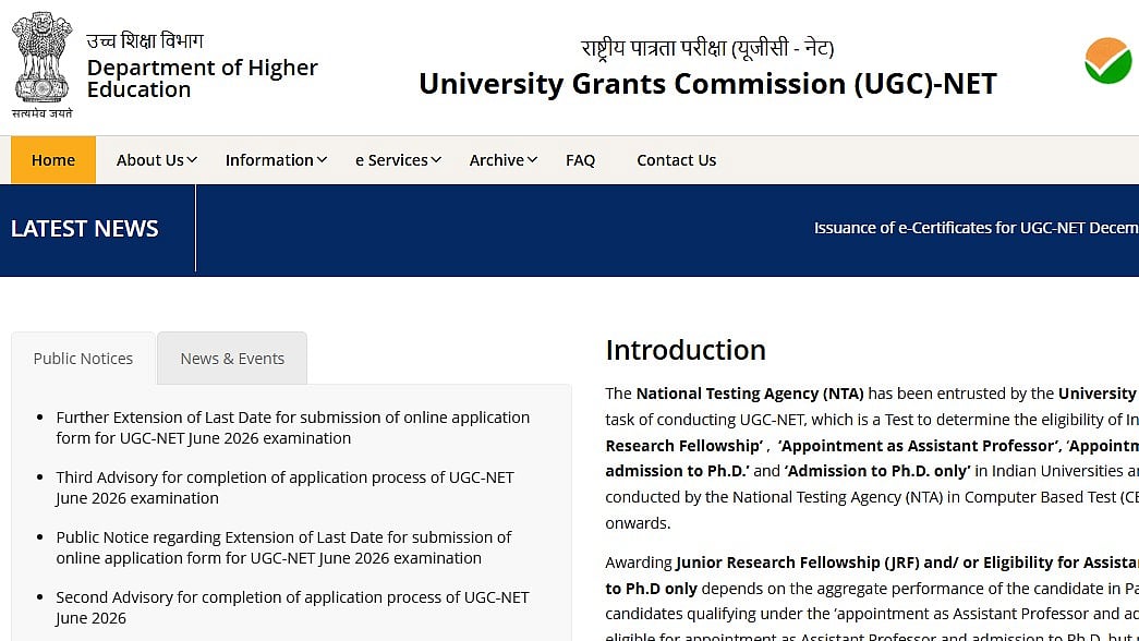 UGC NET June 2026 Correction Window Opens Today At ugcnet.nta.nic.in; Know Steps To Edit Application Form