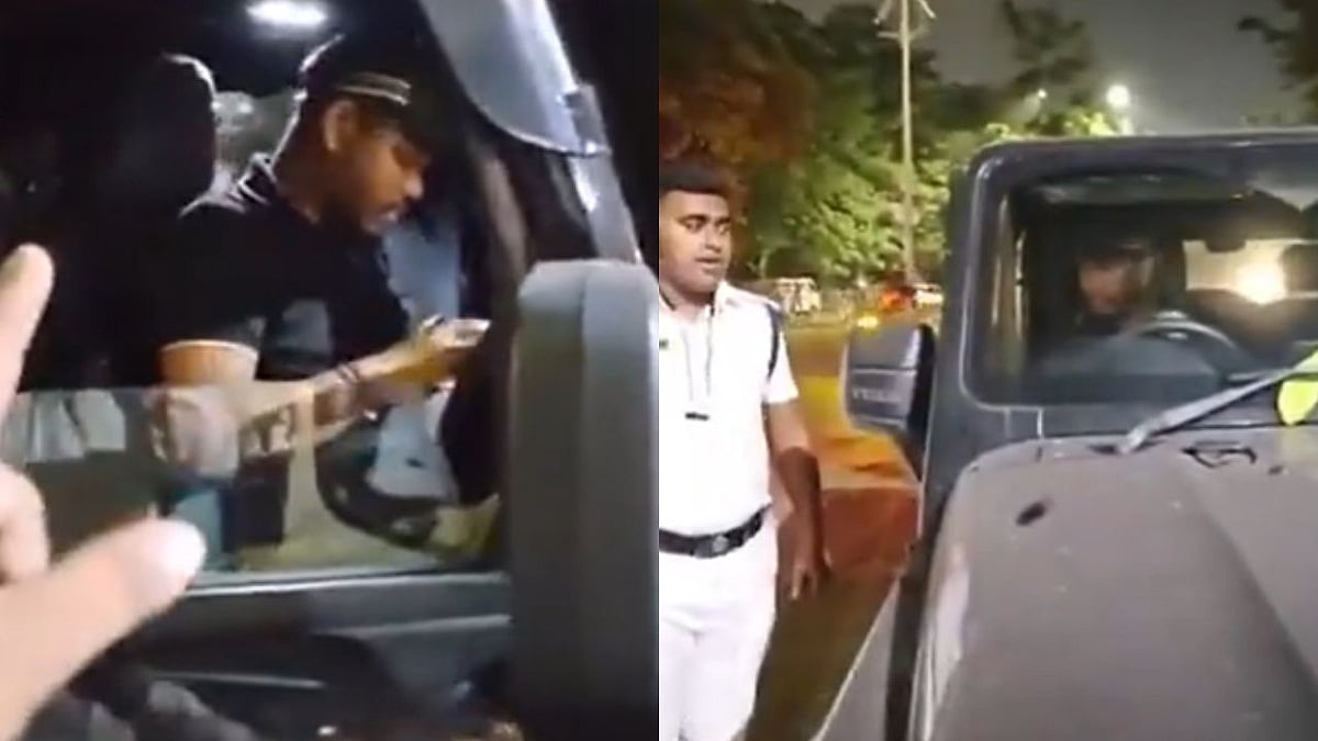 Viral Video Shows Suspended Bengal BDO Prashant Barman Allegedly Drunk, Confronting Police Officers