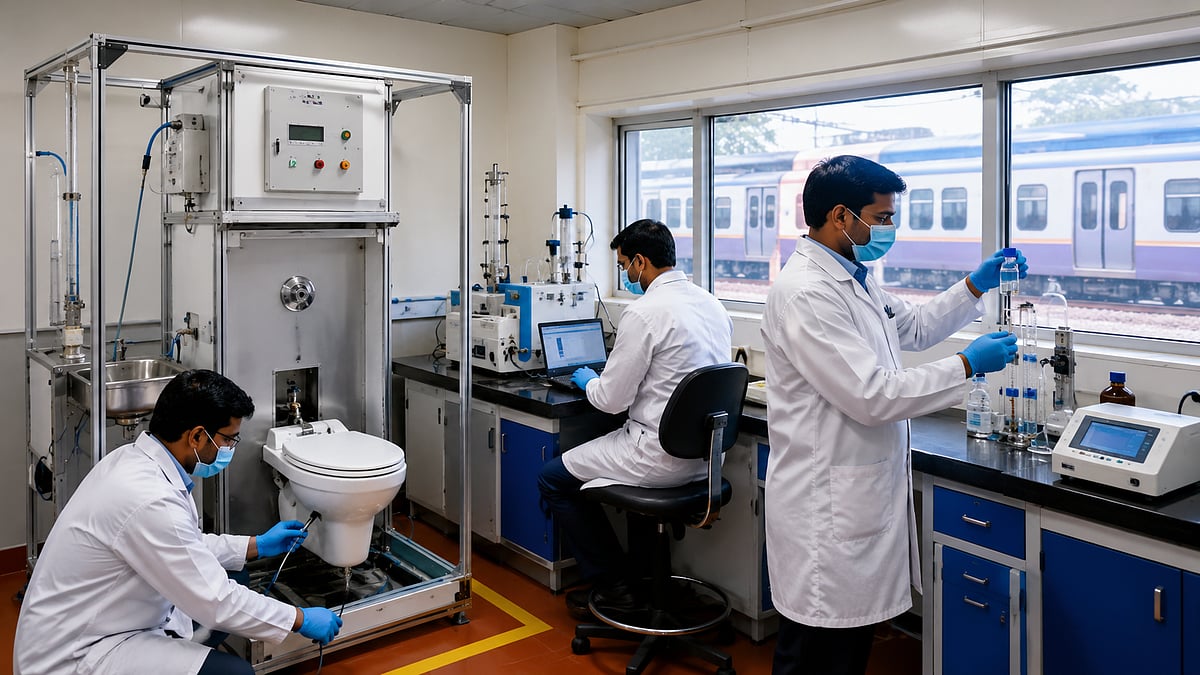 Central Railway Upgrades Bio-Toilet Testing Lab At Wadi Bunder To Ensure Odour-Free And Cleaner Train Toilets