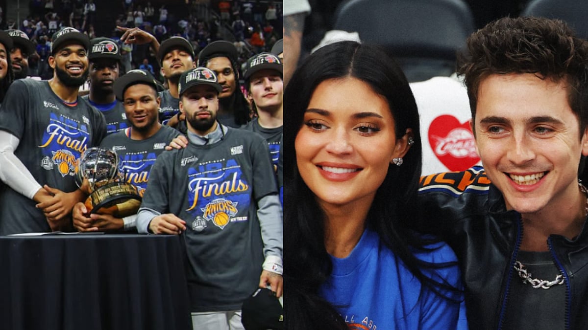 Star-Studded Celebrations Erupt Among Celebrities As New York Knicks Clinch Historic NBA Finals Berth After 27 Years | Video