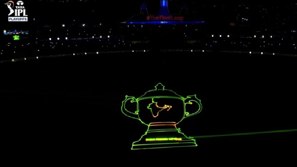 IPL 2026 Controversy: Netizens REACT As Distorted India Map Appears During Light Show In RCB Vs GT Qualifier 1 | VIDEO