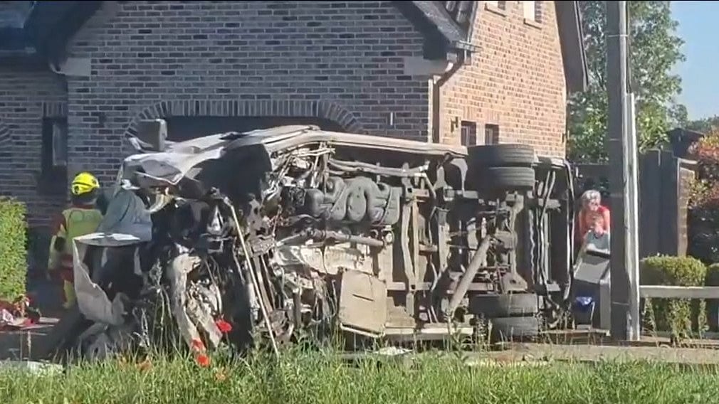 4 Killed, Including 2 Children, After Train Hits School Minibus In Belgium - VIDEO
