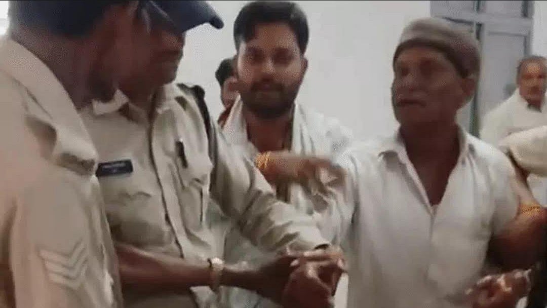 Farmer Attempts Self-Immolation While Demanding Compensation For Crop Loss During Public Hearing In Ratlam  