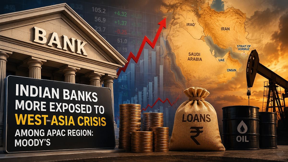 Indian Banks Among Most Exposed In APAC To West Asia Crisis Due To Energy Dependence: Moody’s