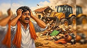 Encroachment Drive Continues Amid Public Opposition In Piplia Mandi