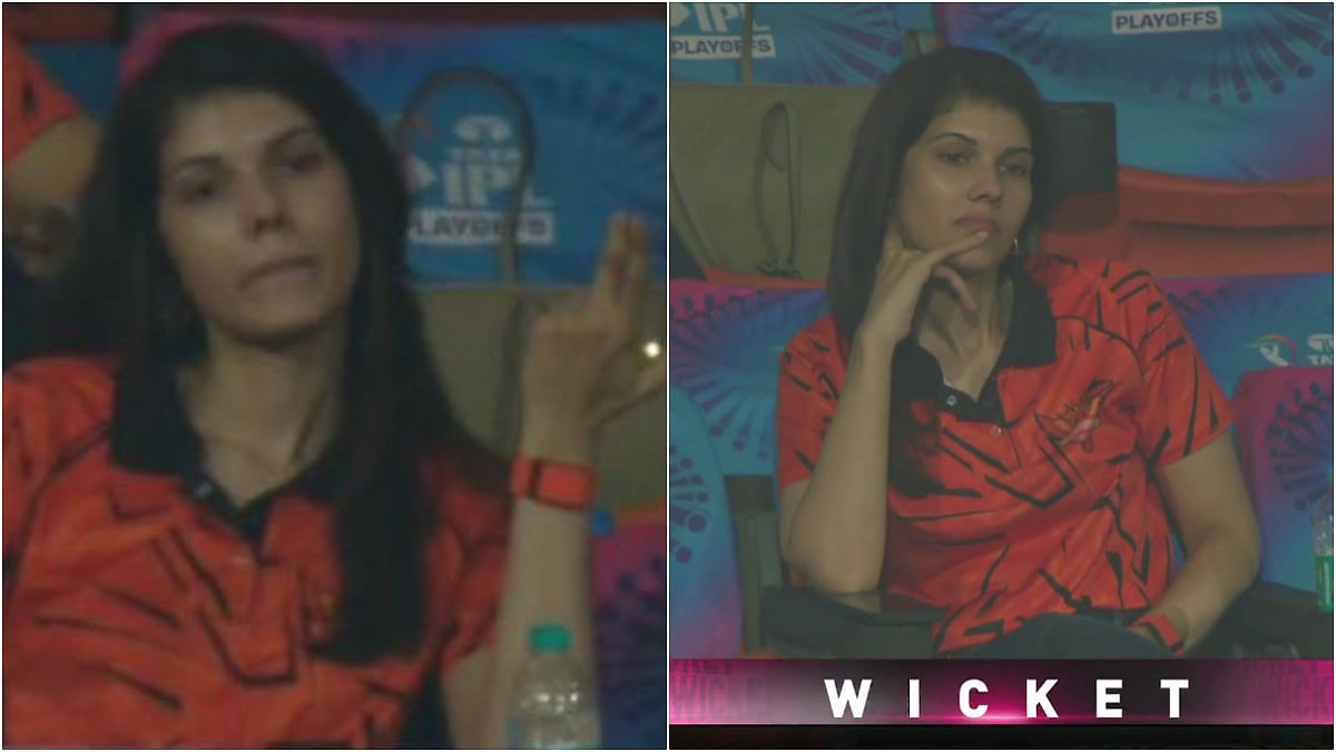 SRH Owner Kavya Maran's Weird Reaction To Captain Ishan Kishan's Dismissal In IPL 2026 Eliminator Vs RR Goes Viral | VIDEO
