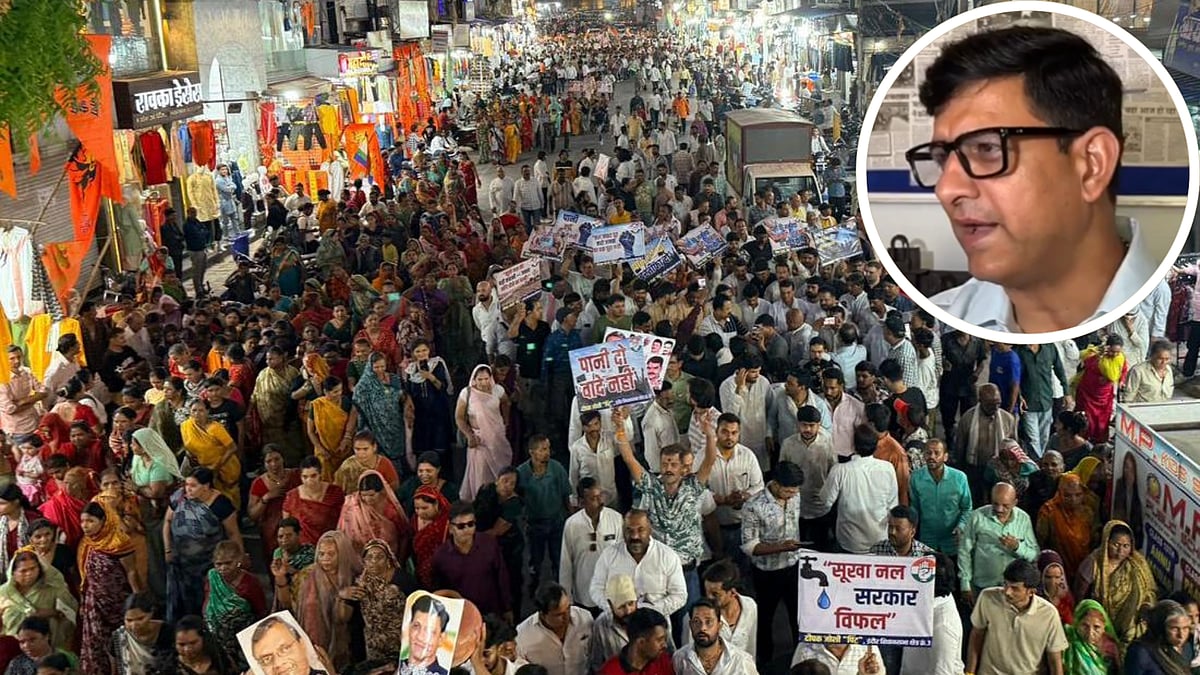 48 Hours & 2 Massive Protests In Indore  Over Severe Water Shortage; Mayor Pushyamitra Bhargav Calls It 'Nautanki' -- VIDEO 