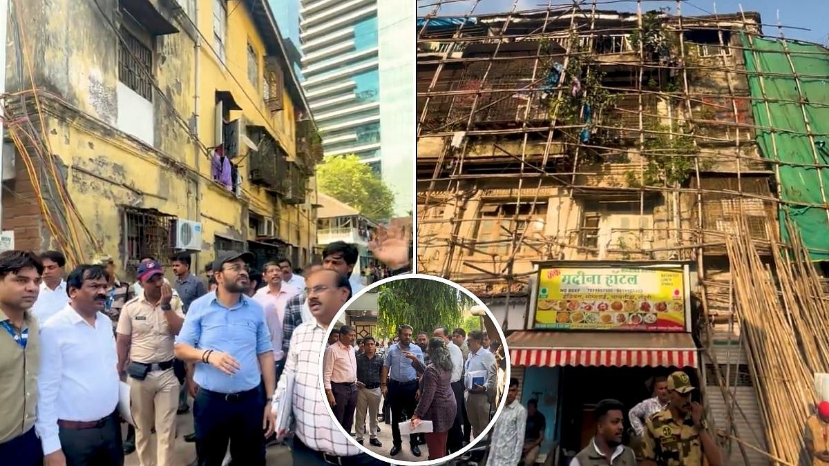 Mumbai Monsoon Alert: MHADA Chief Sanjeev Jaiswal Inspects Dangerous Cessed Buildings In South Mumbai, Orders Urgent Evacuation