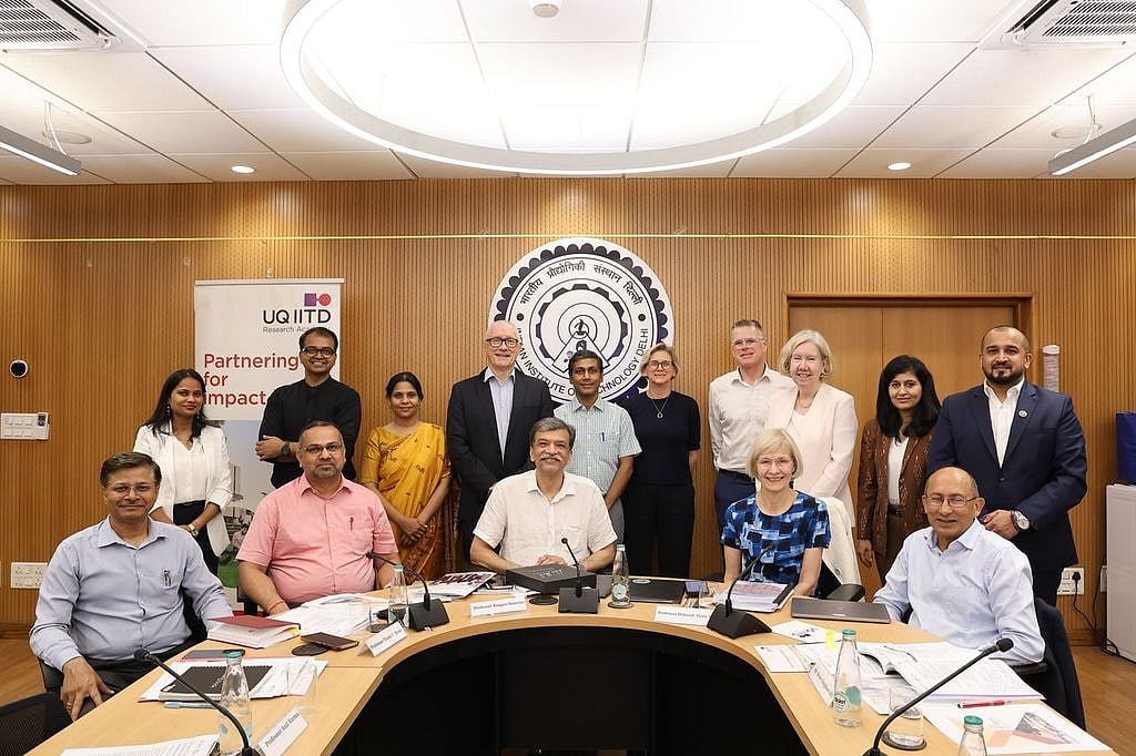 The University of Queensland delegation visit to the UQ–IITD Academy of Research