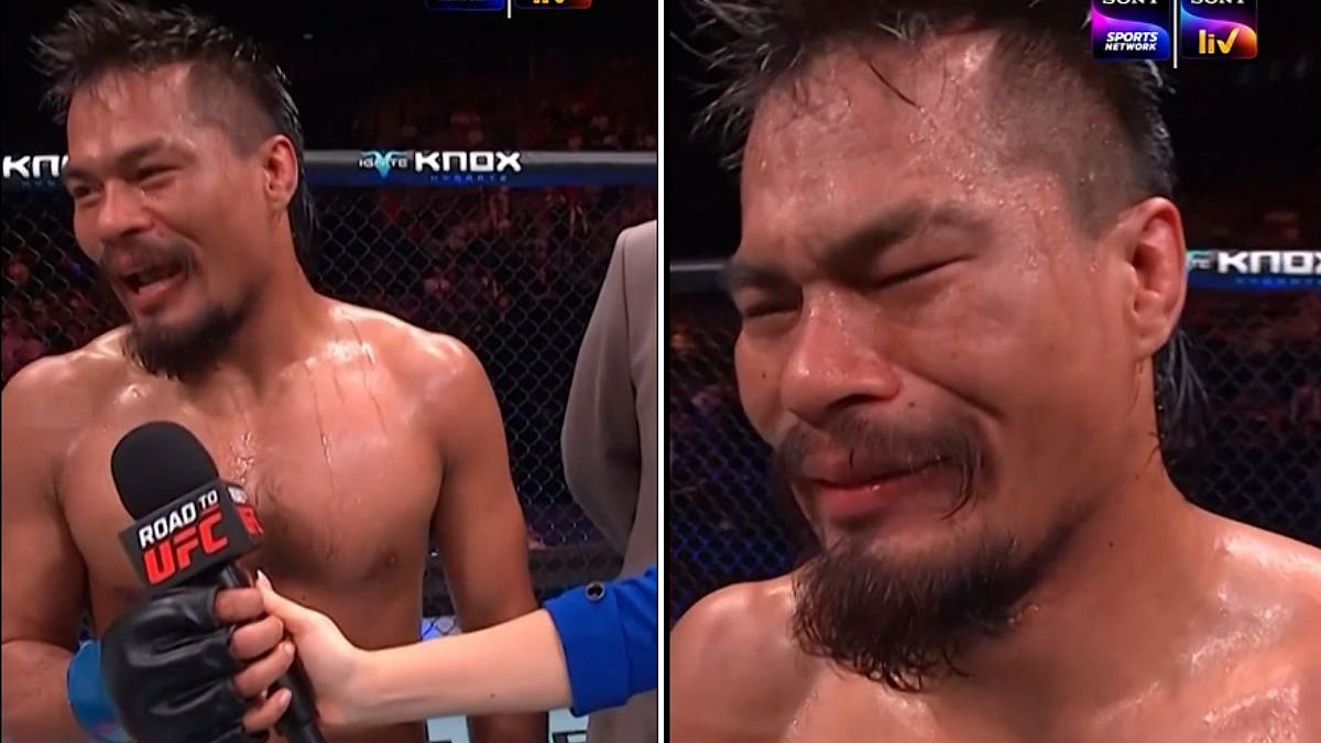 'Bharat Mata Ki...': Indian MMA Fighter Chungreng Koren’s Emotional Cry After Stunning Victory At Road To UFC In China Goes Viral | VIDEO
