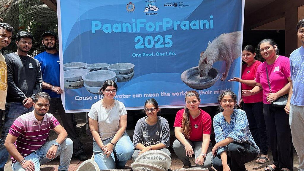PaaniForPraani: Mumbai's Youth Quench Thirst Of Stray Animals & Birds Amid Rising Heat And Rapid Concretisation
