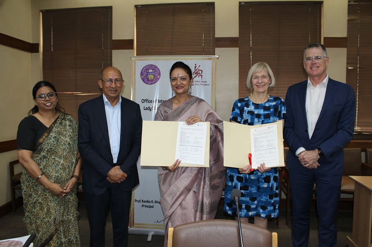 The University of Queensland delegation visit to Lady Shri Ram College for Women