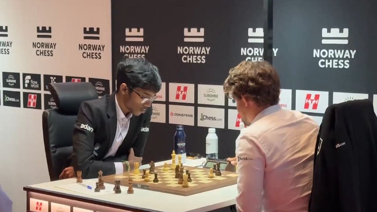 Norway Chess Round 3: Praggnanandhaa Stuns World No. 1 Magnus Carlsen In Dramatic Classical Chess Battle | Video