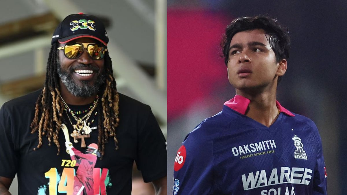 'New 6 Machine': Chris Gayle Pens Heartfelt Note As Vaibhav Sooryavanshi Breaks His IPL Six-Hitting Record During RR vs SRH Eliminator Match