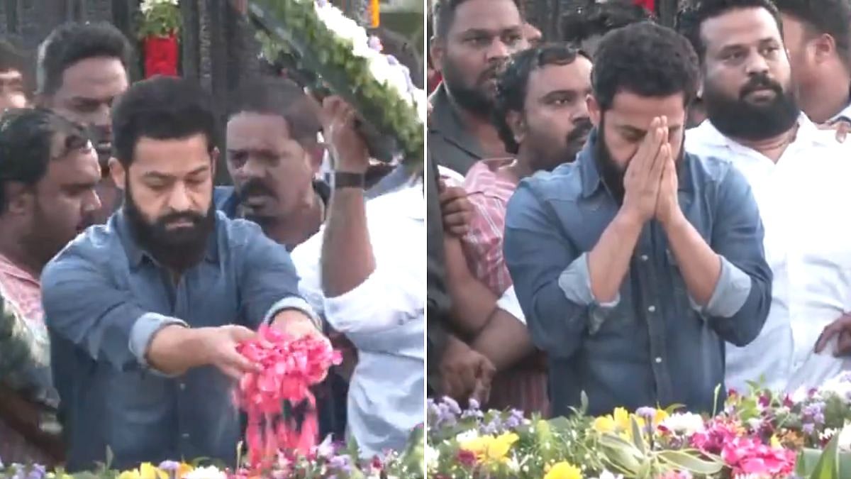 PM Narendra Modi, Jr NTR & Family Pay Tribute To Legendary Leader NTR On His 103rd Birth Anniversary In Hyderabad | Video