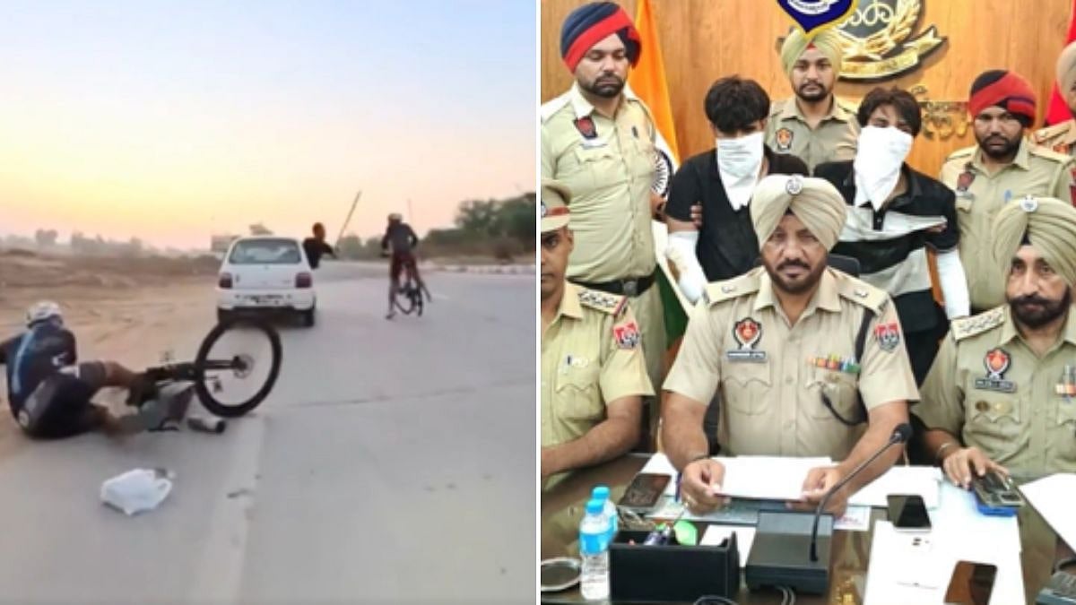 Punjab Police Arrest Sword-Wielding Robbers After Attack On Cyclists On Sangrur-Patiala Highway | VIDEO