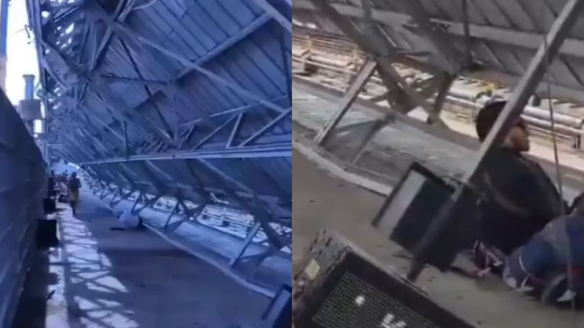 Tin Shed Collapses At Lucknow’s Charbagh Railway Station, TTE Among 3 Injured - VIDEO