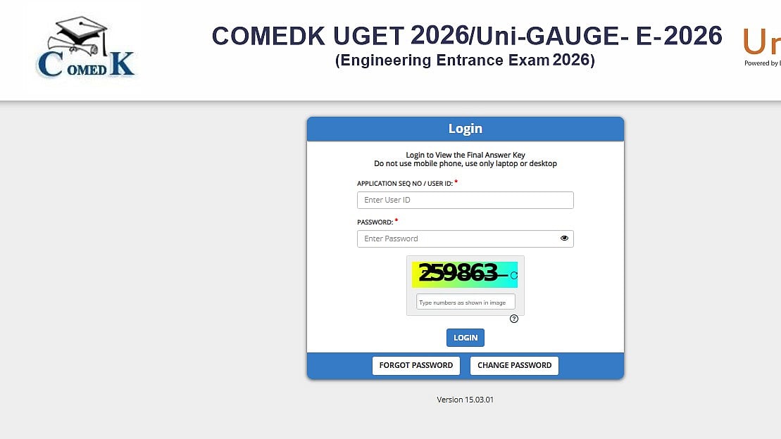 Karnataka COMEDK UGET Result 2026 OUT At comedk.org; Direct Link Here