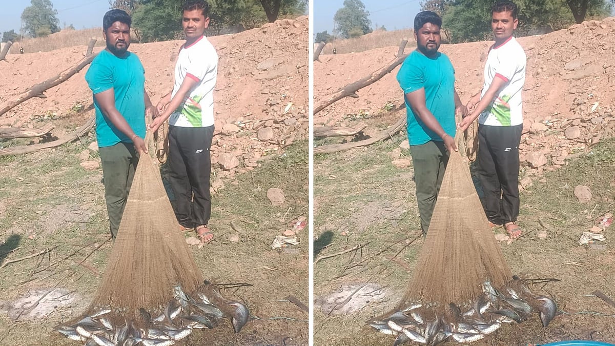 Fish Farming Makes Meghnagar Youth Self-Reliant, Nets ₹4.5 Lakh Profit