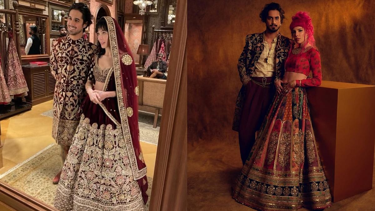 Halsey Turns Full Desi Bride In Red Lehenga With Indian-Origin Fiancé Avan Jogia In Sherwani, Sparks Wedding Rumours