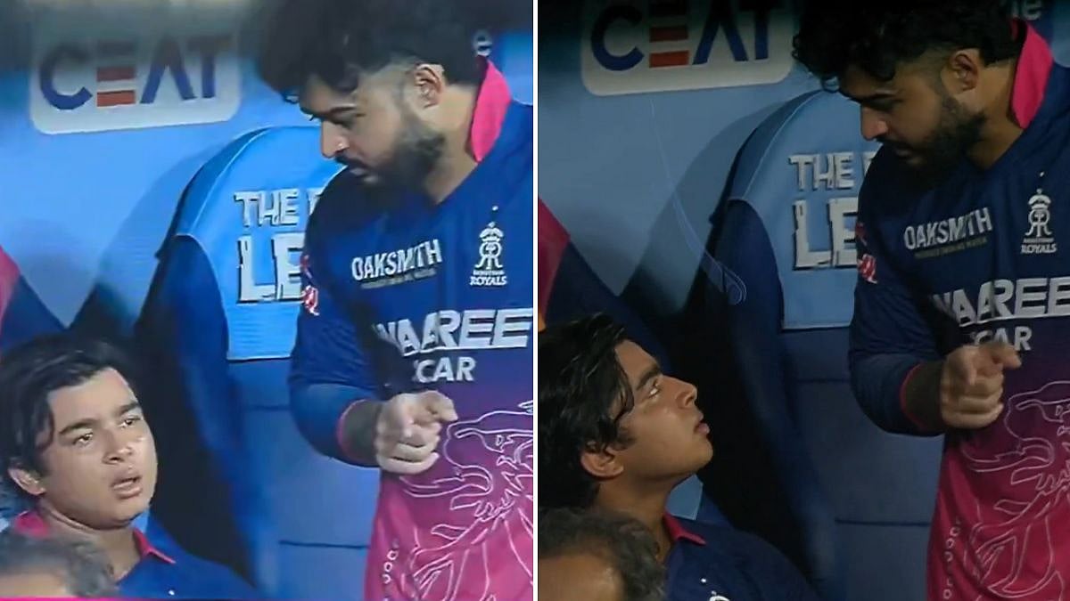 Riyan Parag Scolds Vaibhav Suryavanshi After 15-Year-Old Gets Out On 96; Video Goes Viral