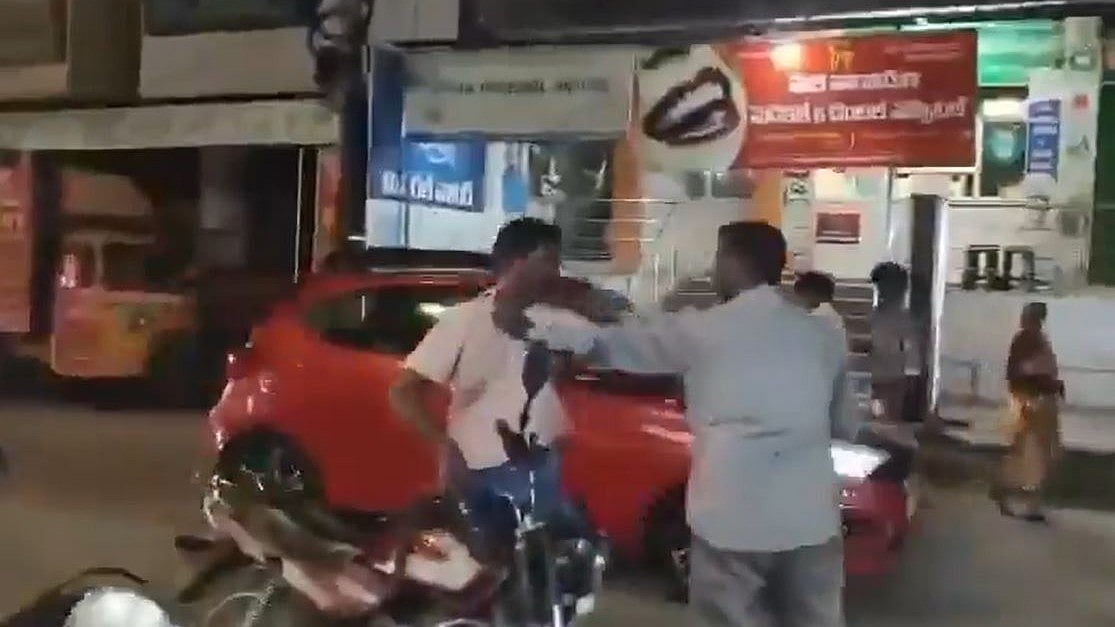 On Cam: 'Drunk' SPF ASI Creates Ruckus At Tirupati Biryani Hotel Over Free Food Demand