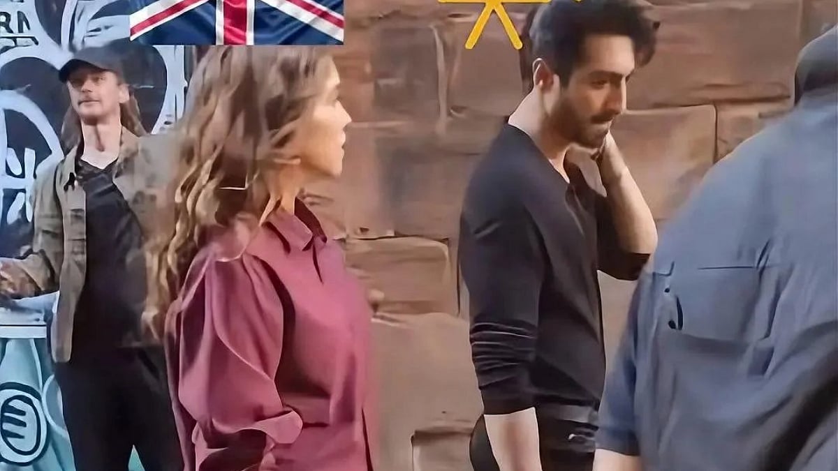 Ahaan Panday's All-Black Gangster Look Steals Attention As He Shoots With Sharvari For Ali Abbas Zafar's Film In UK, LEAKED Video Goes Viral