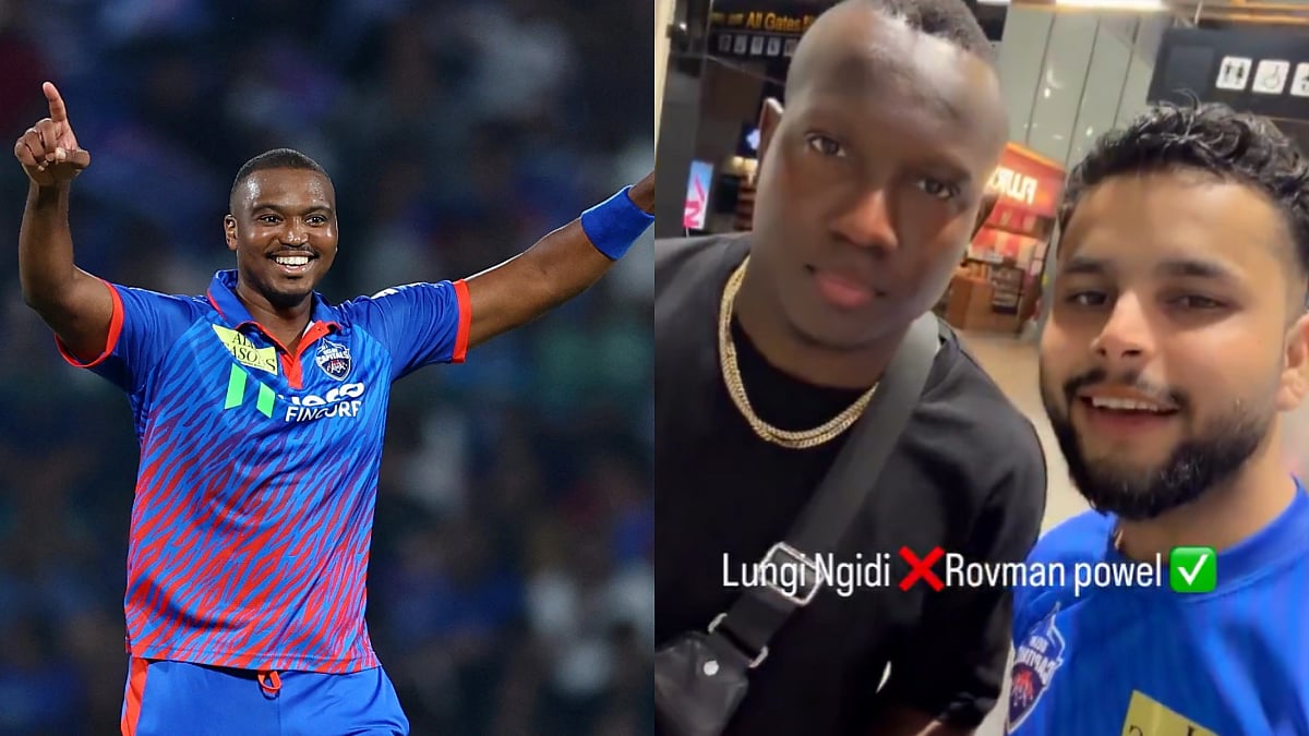 'Sab Ek Jaise Lagte Hain': Delhi Capitals Fan Mistakes Rovman Powell For Lungi Ngidi In Viral Airport Encounter