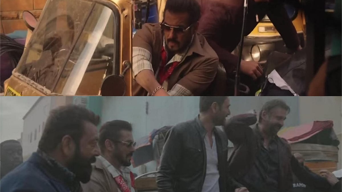 Salman Khan & Sanjay Dutt's Action Sequence From 7 Dogs Goes Viral On Social Media; Fans Call It 'Crazy' - Watch