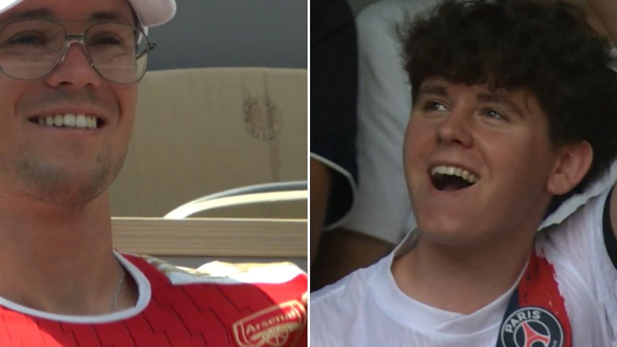 VIDEO: Arsenal Fan Watching French Open 2026 Booed Ahead Of UEFA Champions League Final