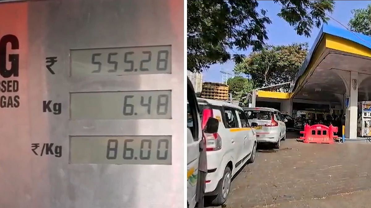 Mumbai CNG Price Hike Triggers Long Queues At Fuel Stations; Rates Rise To ₹86 Per Kg - VIDEOS