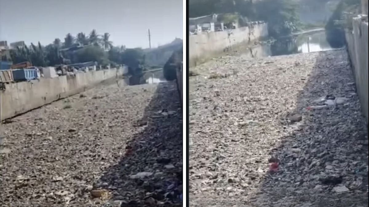 Mumbai: Viral Video Shows Drainage System Clogged With Garbage Near Valnai-Meeth Chowky Metro Station In Malad; Raises Concerns - WATCH 