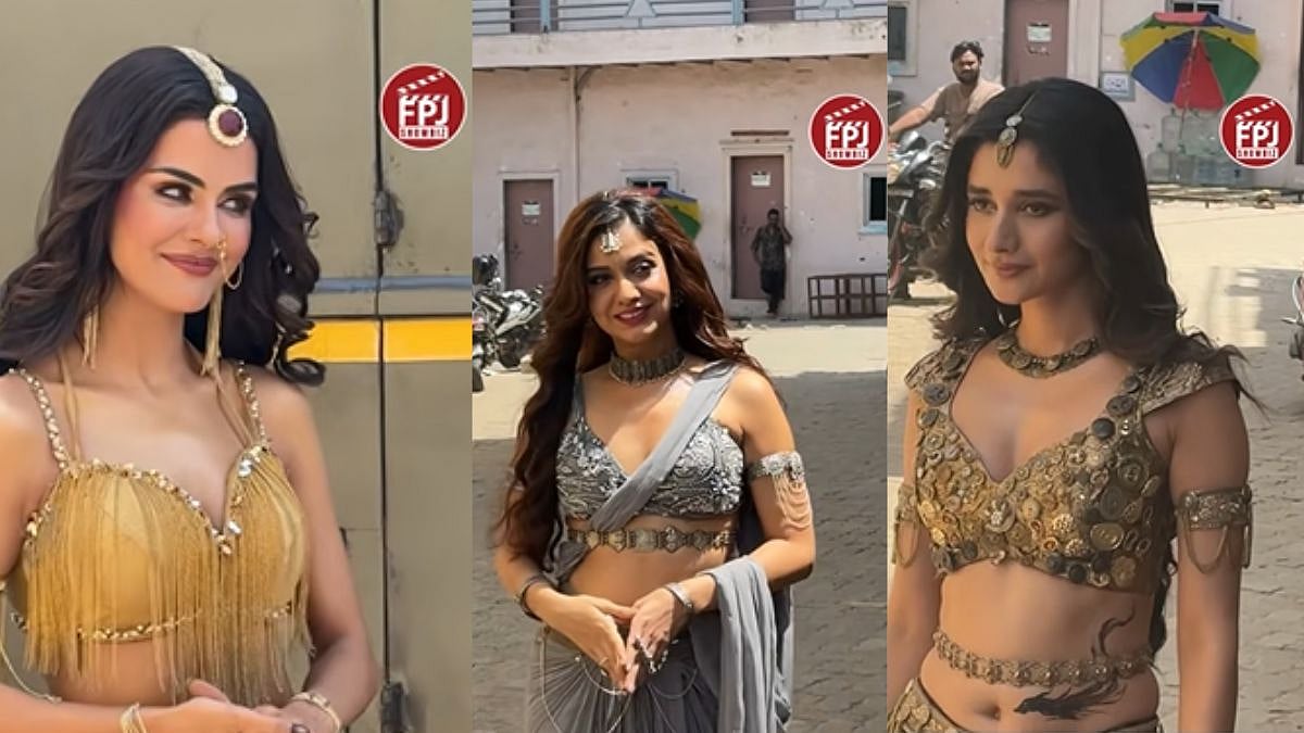 Naagin 7 Finale Shoot: Priyanka Chahar Choudhary, Anita Hassanandani, Divya Agarwal & Kanika Mann Reunite On Set Ahead Of Last Episode- Watch VIDEOS