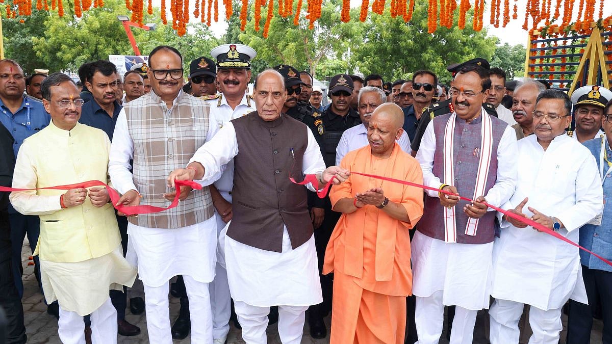 Yogi Adityanath, Rajnath Singh Inaugurate Naval Shaurya Vatika In Lucknow; CM Emphasises Strong National Security