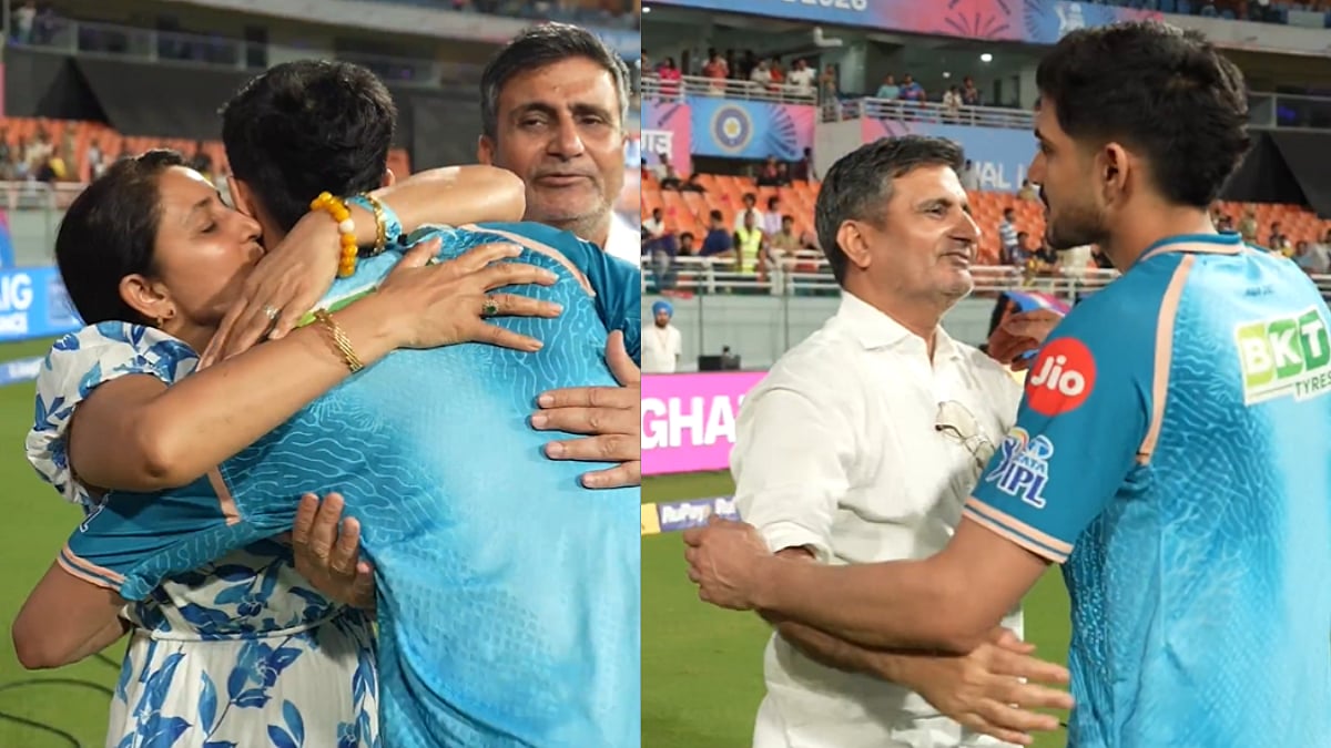 Shubman Gill Shares Emotional Family Hug After GT Books IPL 2026 Final Spot With Win Over RR | Video Goes Viral