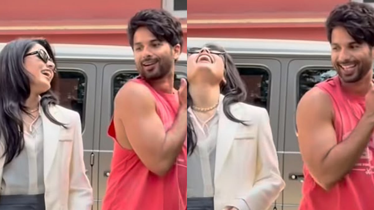 Shahid Kapoor Takes Playful Dig At Rashmika Mandanna Over Their Viral Photoshoot Moment At Cocktail 2 Mumbai Event - VIDEO