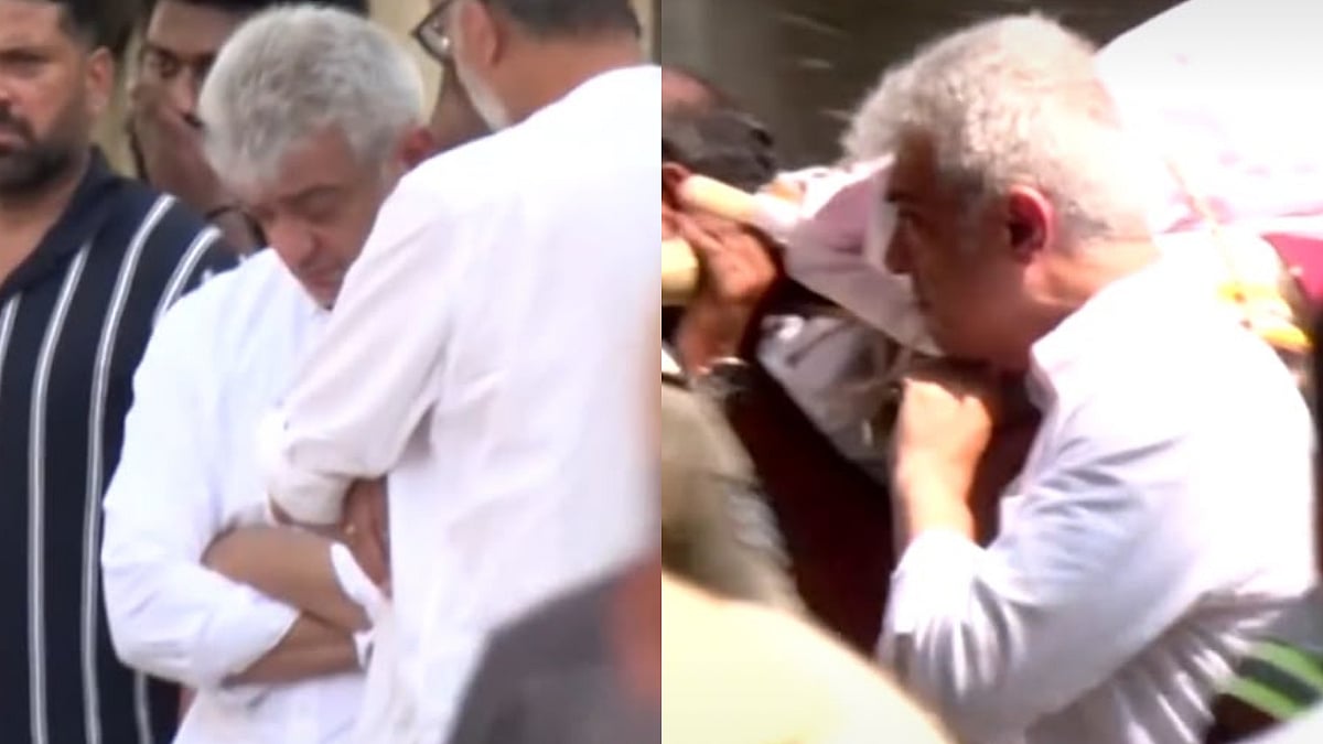 Ajith Kumar's Mother Mohini Mani Laid To Rest In Chennai; Heartbreaking Visuals Show Actor Getting Emotional At Funeral