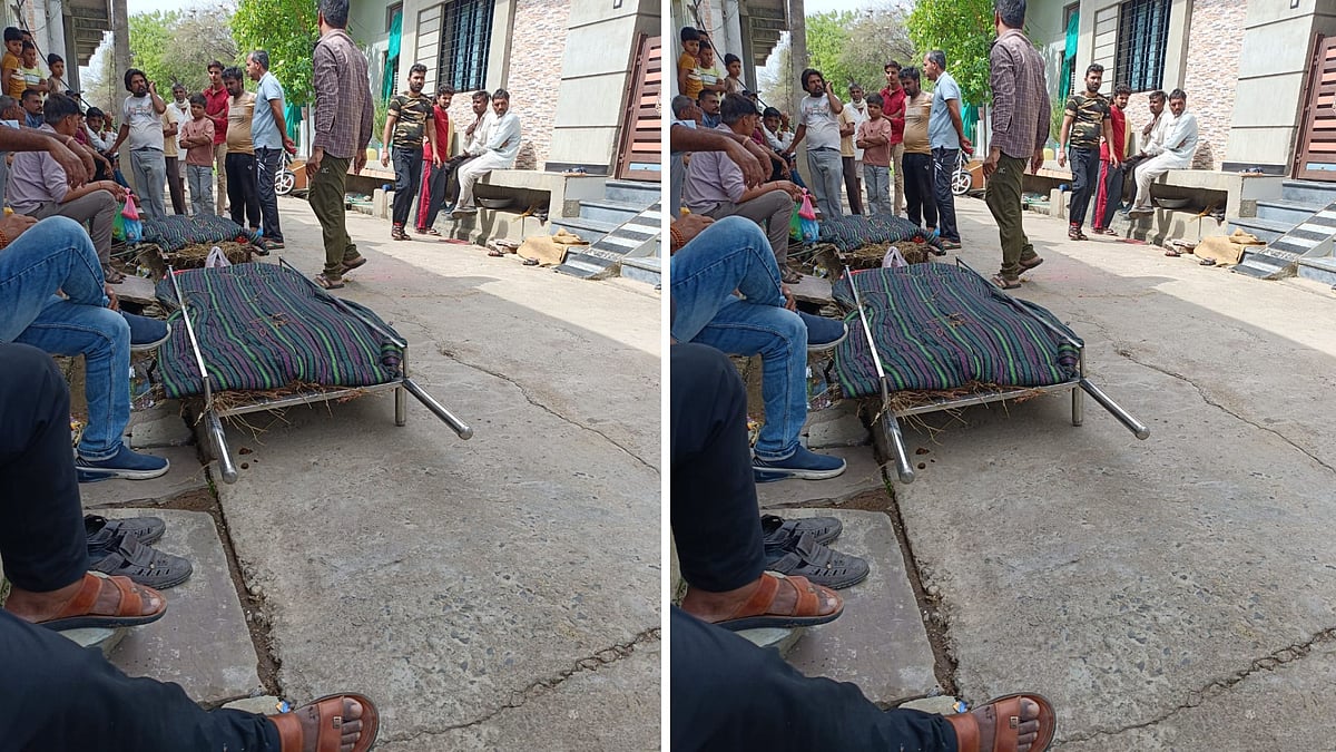 Villagers Mourn Father-Son Drowning Tragedy In Neemuch