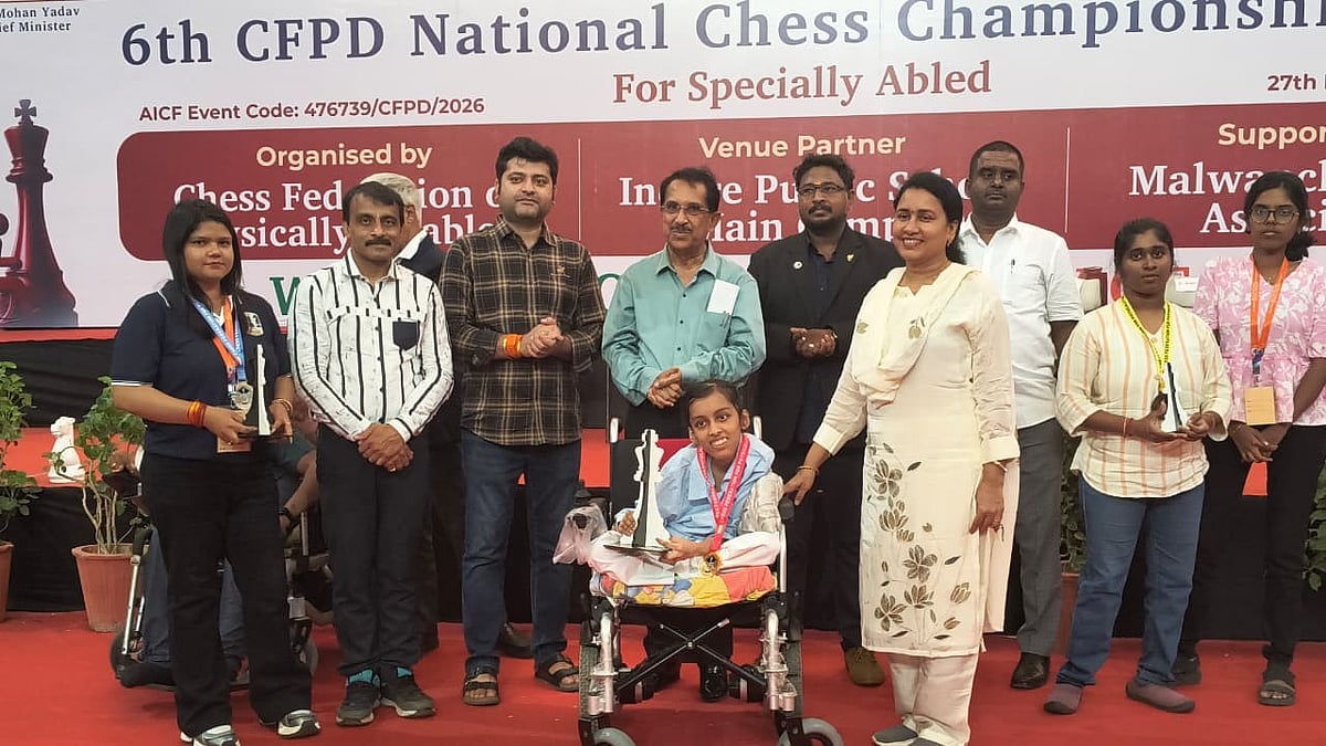 Ujjain's Charvi Mehta Clinches Women's Title at National Para Chess Championship