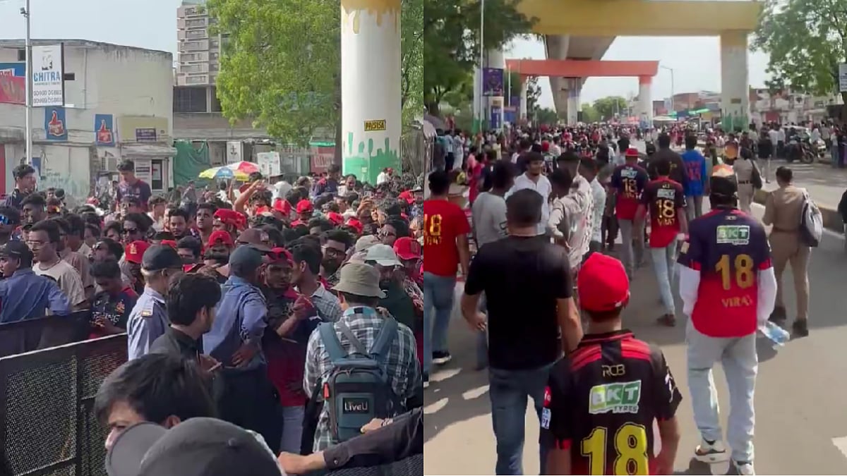 'Craze Of King Kohli': Massive Crowd Outside Narendra Modi Stadium In Ahmedabad Ahead Of IPL 2026 Final Between RCB & GT
