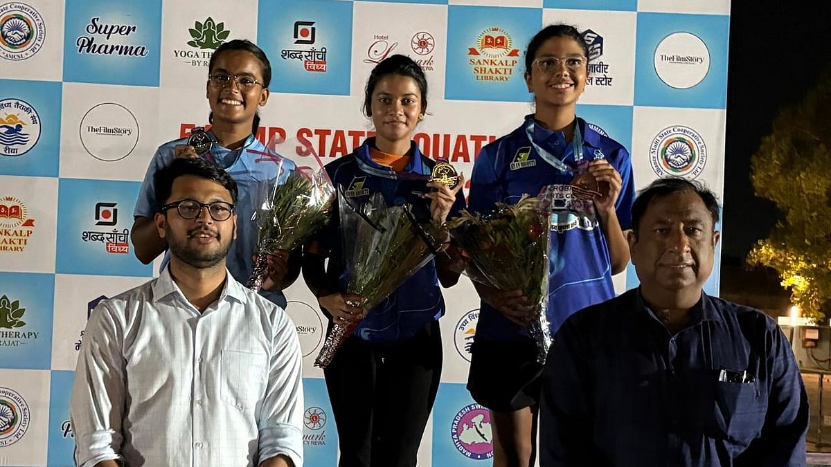 Bhopal District Wins Nine Medals At 54th State Swimming Championship