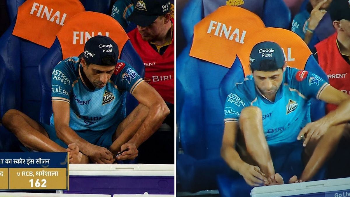 'Different Level Nonchalant': Ashish Nehra Spotted Cutting Nails During IPL 2026 Final In Ahmedabad