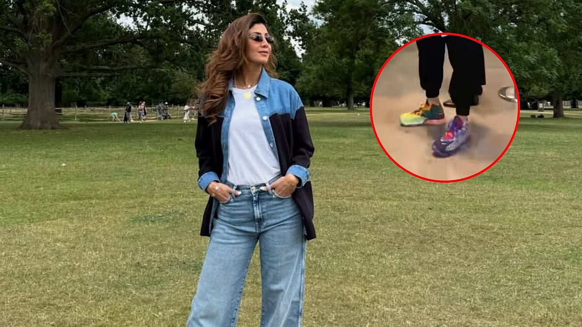 ‘Old, Worst Trend’: Shilpa Shetty Wears Funky Mismatched Shoes In Viral Airport Video, Netizens React To Her Style 
