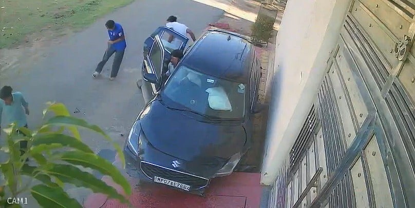 Speeding Car Hits Class 5 Boy, Flings Him 10 Feet In he Air In Gwalior; Admitted In Critical Condition -- CCTV Footage