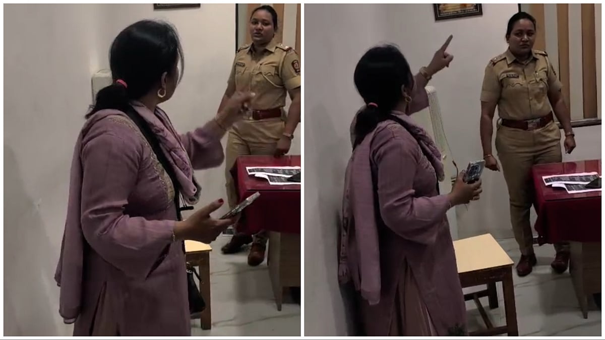 WATCH: Drunk Woman Creates Ruckus Inside Narhe Police Chowki In Pune, Booked