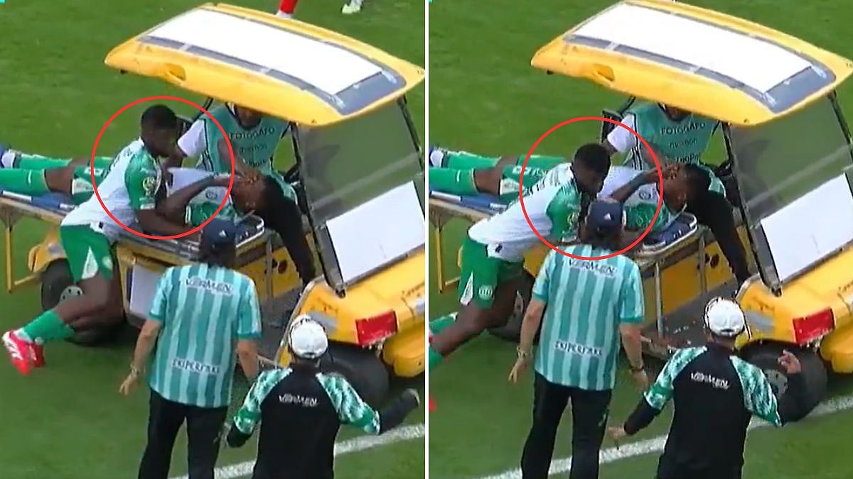 VIDEO: Medical Emergency Turns Comical As Cart Collides With Player In Ecuador League Game