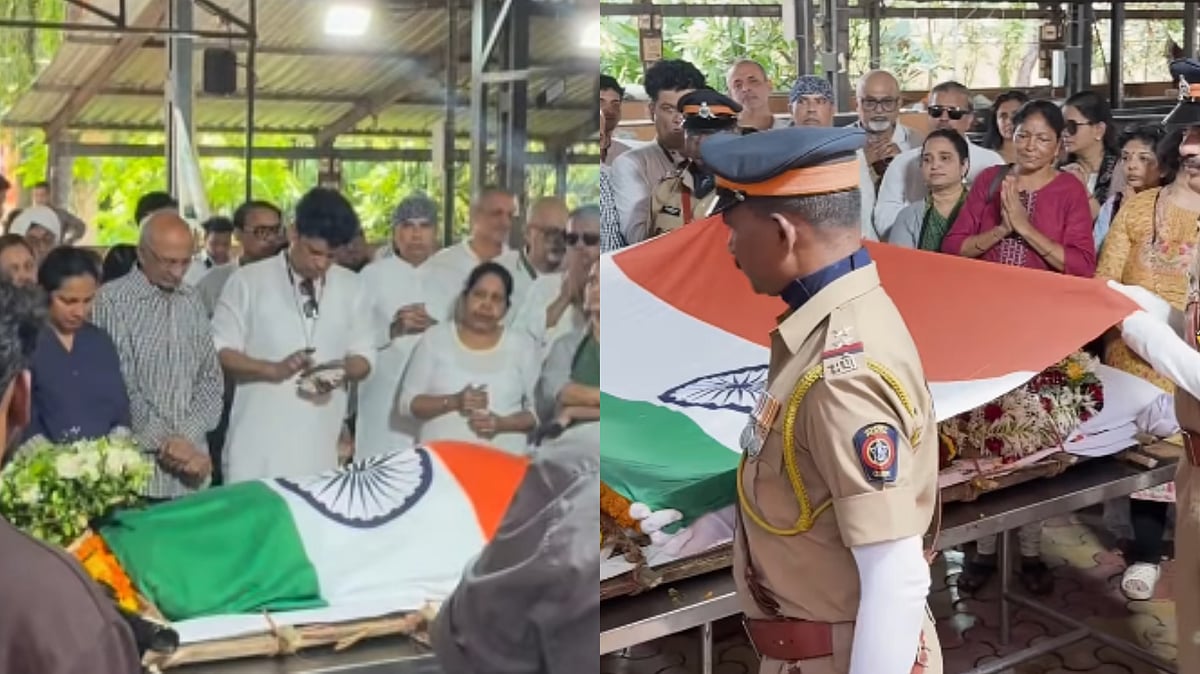Suman Kalyanpur Funeral: Singer Laid To Rest With Full State Honours In Mumbai, Emotional Family Members Sing Rahen Na Rahen Hum