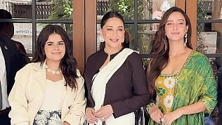 'Everyone Is Moral Police': Madhuri Dixit, Triptii Dimri REACT To Claims They 'Ignored' Maa Behen Co-Star Dharna During Promotions 
