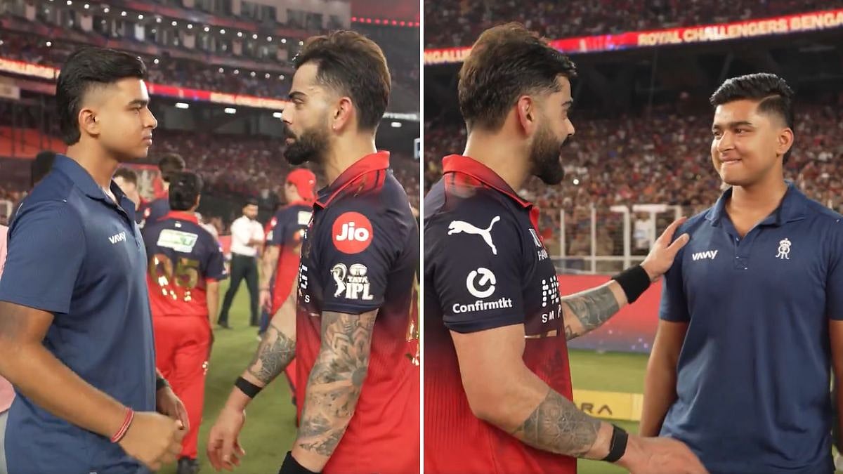 'Well Played Young Man': Virat Kohli's Heartfelt Praise For Vaibhav Suryavanshi During IPL 2026 Title Celebrations Goes Viral | VIDEO