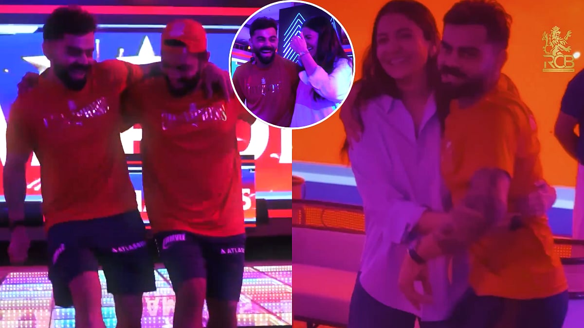 Virat Kohli, Anushka Sharma & Dinesh Karthik’s ‘Champion Dance’ After RCB Lifts It’s 2nd IPL Trophy | WATCH